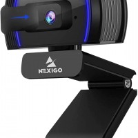 NexiGo N930AF Cámara web con control de software, micrófono estéreo, enfoqu...