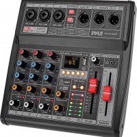 Mezclador de audio profesional Bluetooth DJ Mezclador de sonido con control...