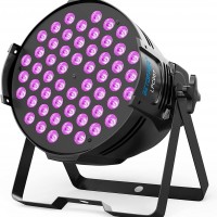 BETOPPER Luces de DJ DMX activadas por sonido, 54 x 3 W, par luces LED RGB ...
