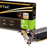 ZOTAC GeForce GT730 Zone Edition Fanless tarjeta gráfica de Video DVI, 1 GB...