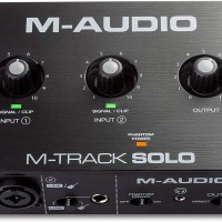 M-Audio M-Track Solo. Interfaz de audio USB para grabación, transmisión y p...