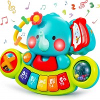 HISTOYE Juguetes para piano de bebé para niños de 1 año de edad, juguetes p...