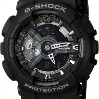 Casio G-Shock reloj de pantalla X-L negro Stealth GA110-1B - Resistente al ...
